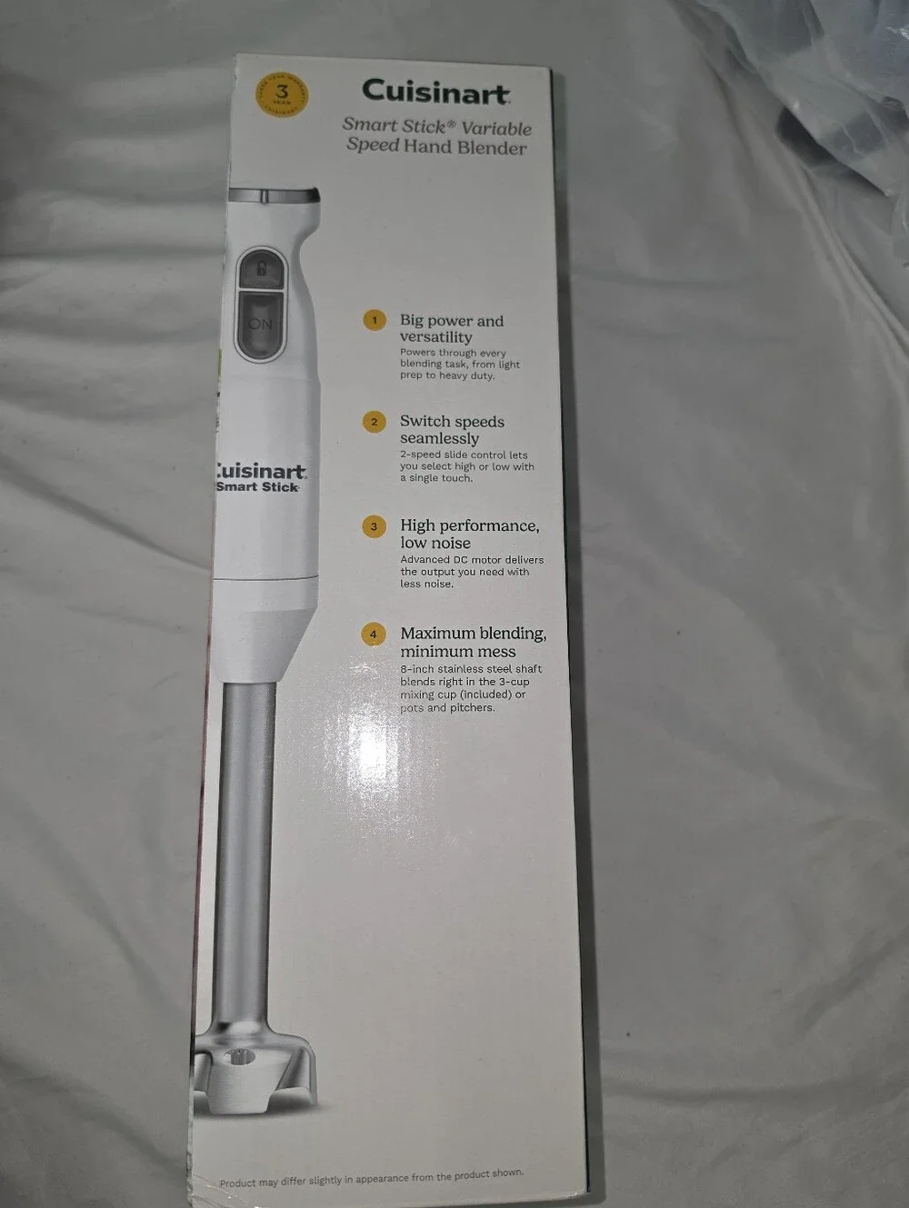 Cuisinart FIRE! NIB! Smart Stick Variable Speed Hand Blender #CSB-175P1. R2S!